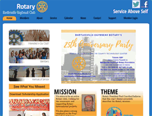 Tablet Screenshot of bartlesvilledaybreakrotary.com
